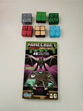 Minecraft Magnetic Travel Puzzle with magnetic blocks